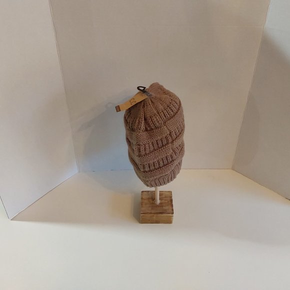 CC Beenie Taupe Size One Size Fits All - Picture 2 of 8